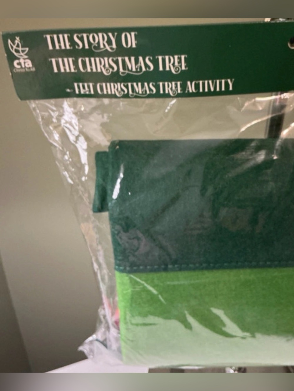 CTA Kids Felt Christmas Tree Activity Nativity Ornaments NEW - Picture 2 of 6